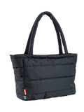 Done by Deer quilted changing tote bag in black (British brand)