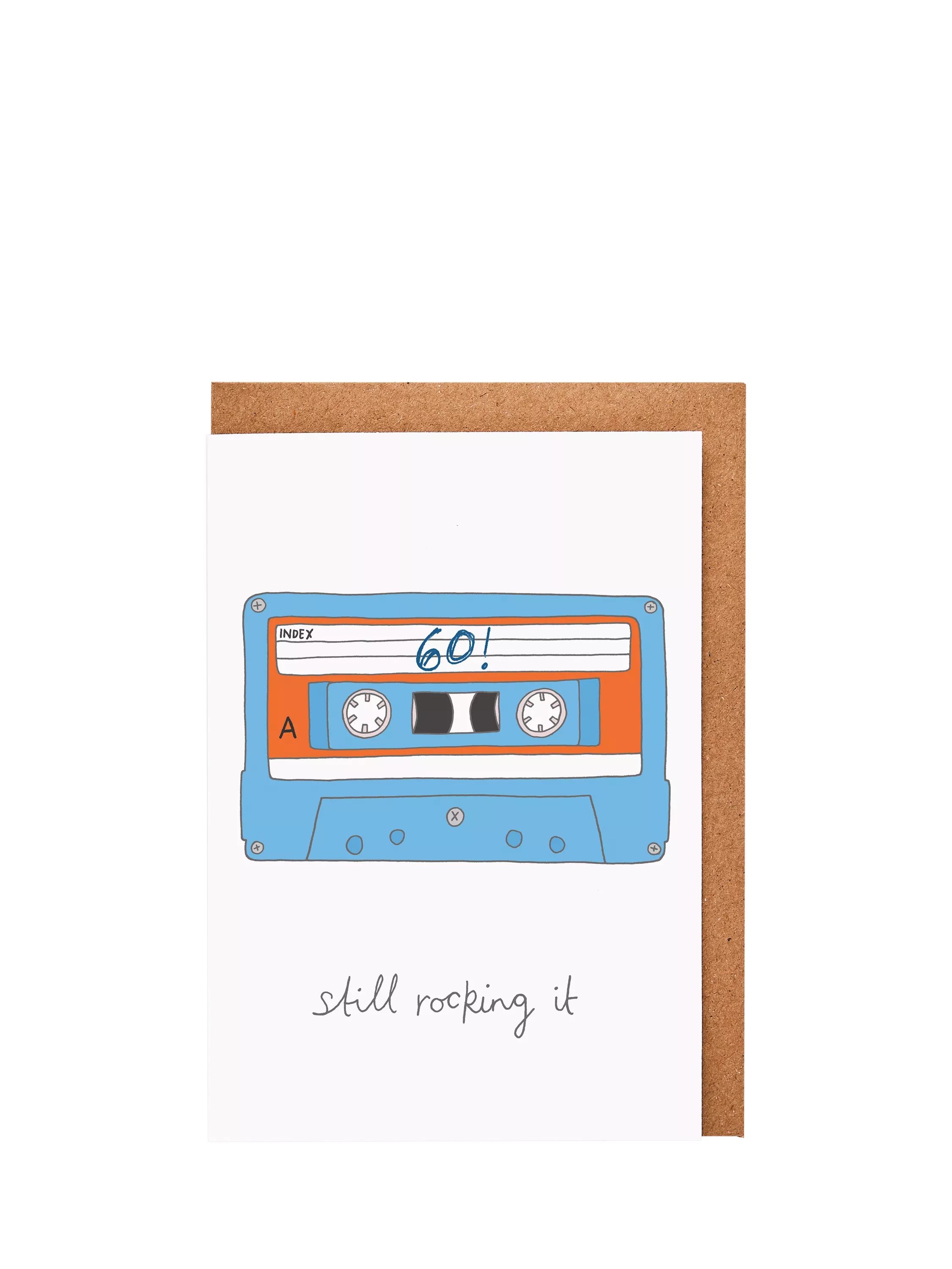 You've Got Pen On Your Face 60th birthday card, UK version