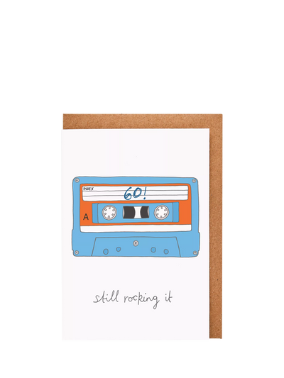 John Lewis You've Got Pen On Your Face 60th Old But Still Cool Blank Greeting Card- Buy online at McGrocer