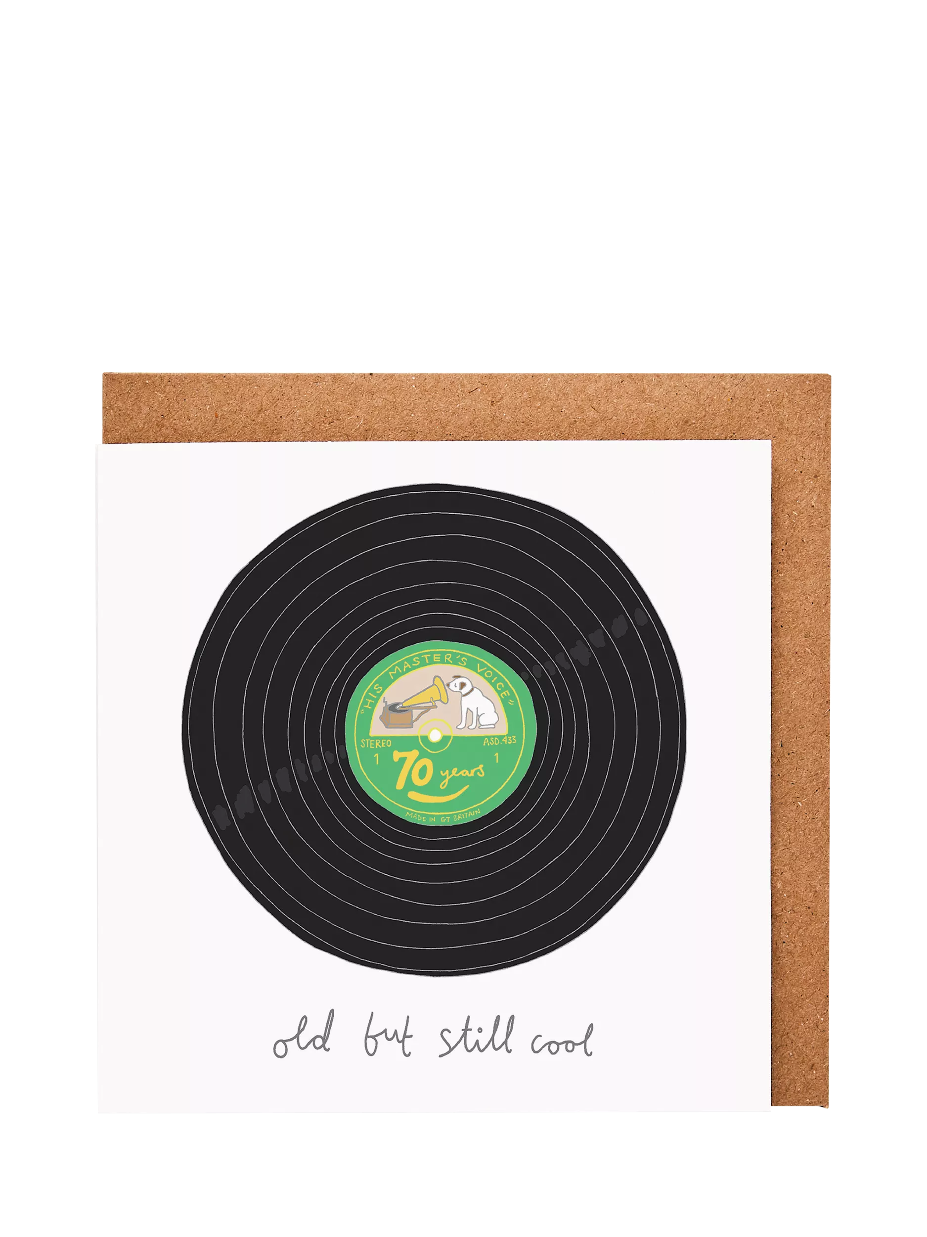 You've Got Pen On Your Face 70th birthday greeting card - British product