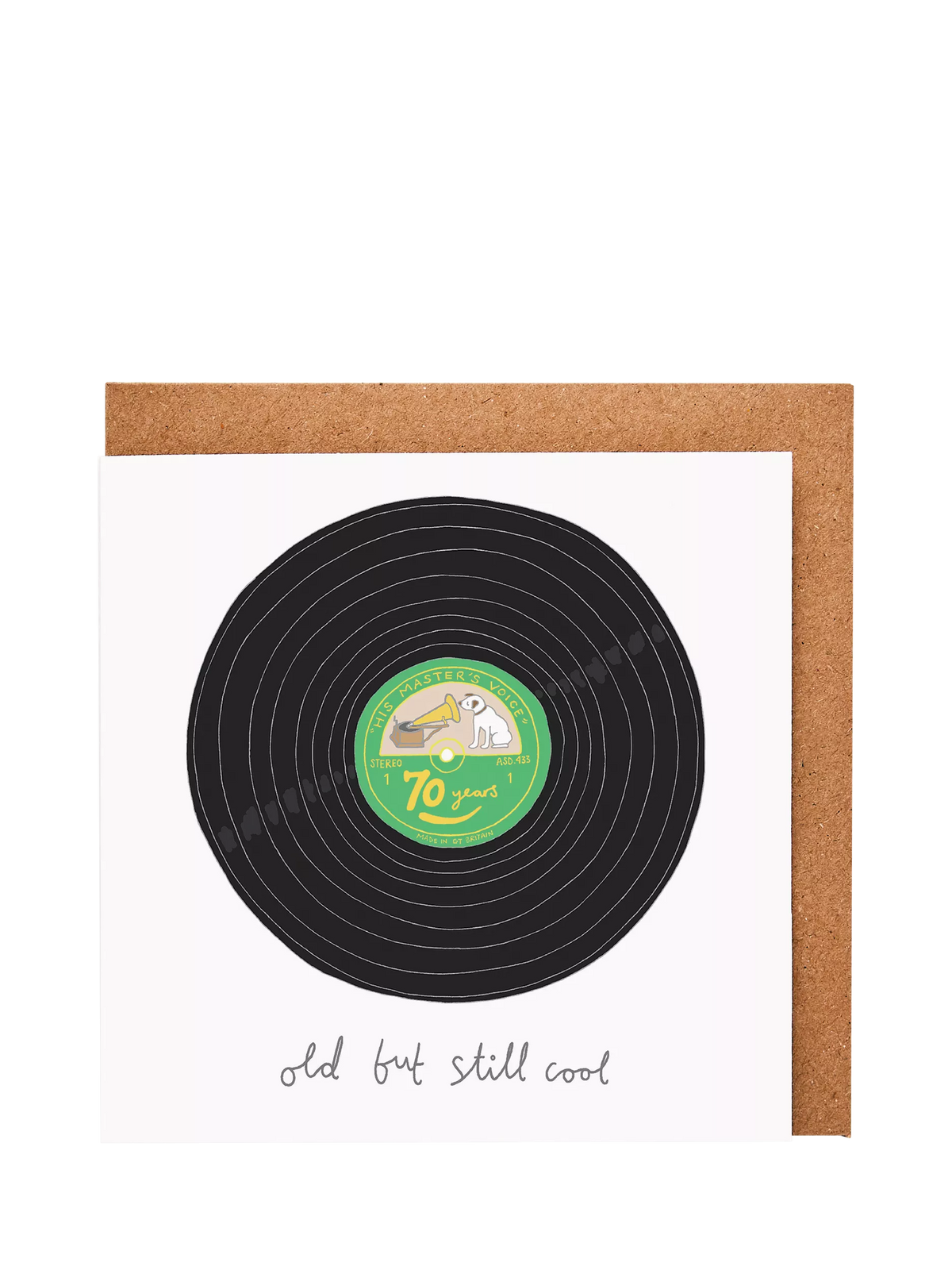 You've Got Pen On Your Face 70th birthday greeting card - British product