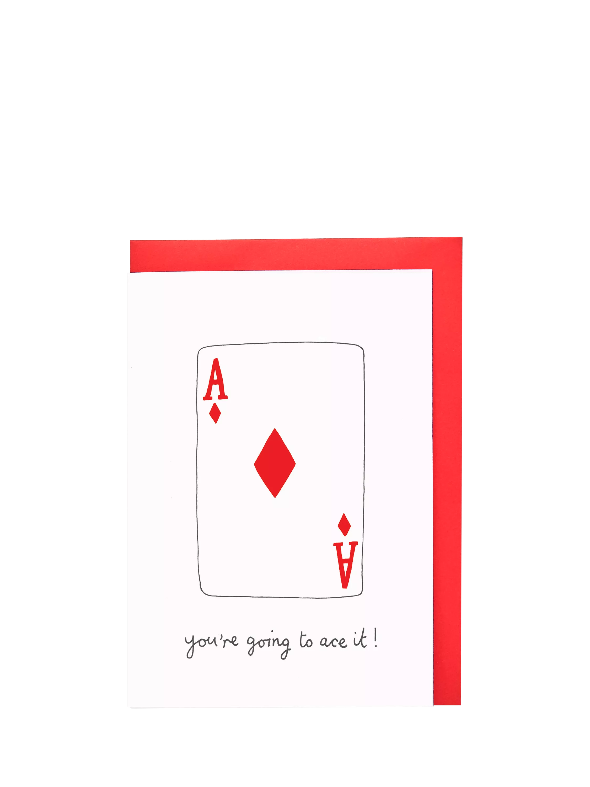You've Got Pen On Your Face blank greeting card, UK version