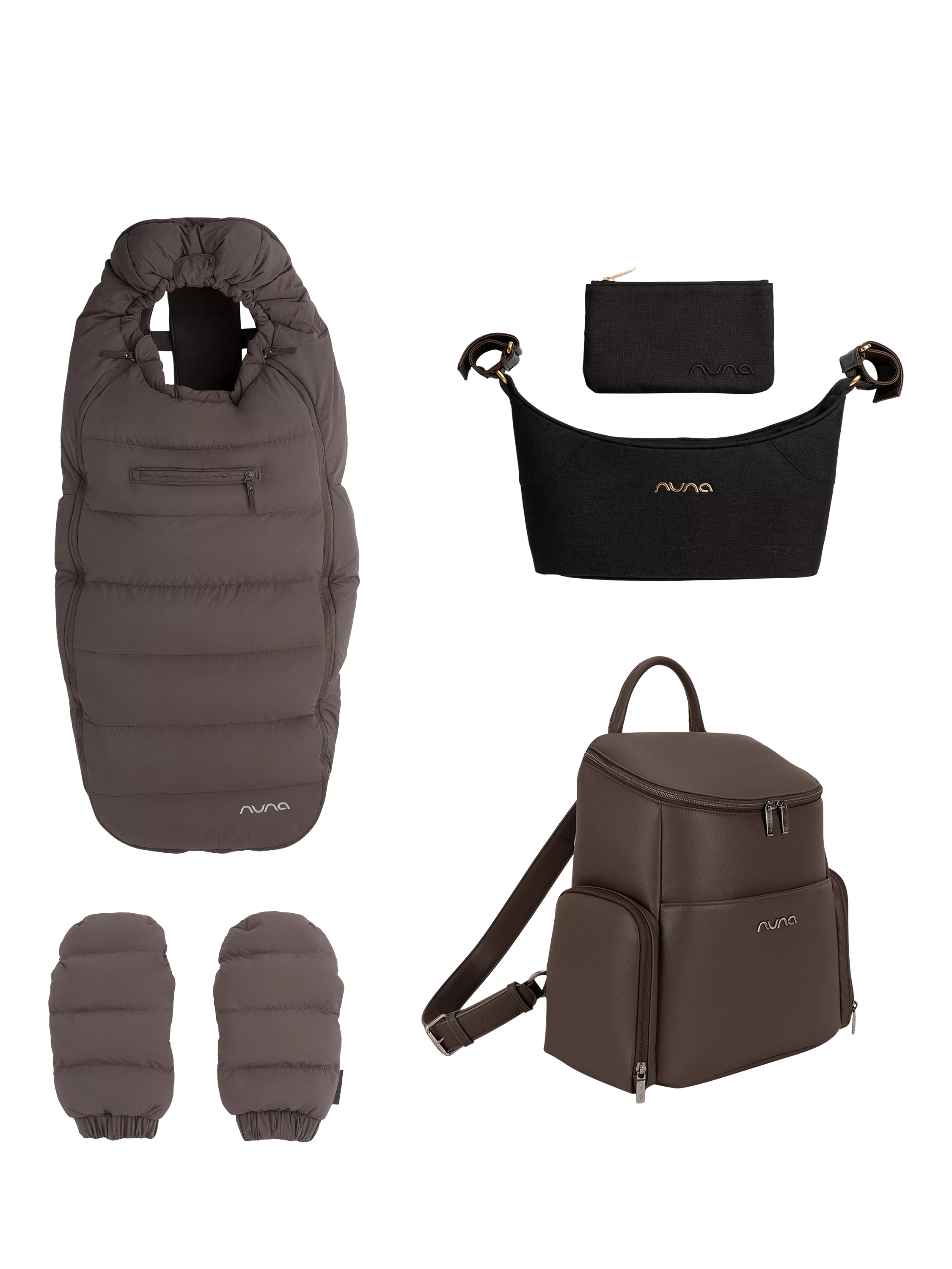 Nuna Winter Stroller Set in Chestnut (British brand)