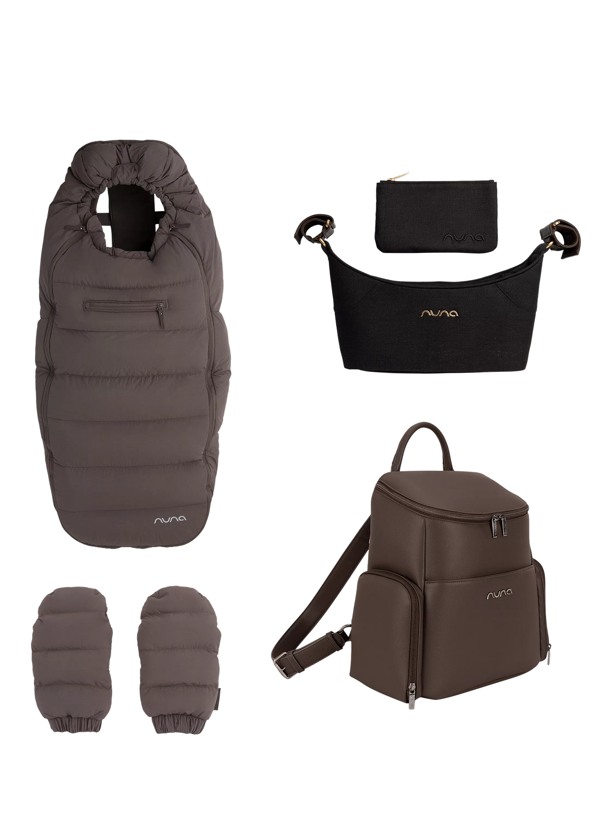 Nuna Winter Stroller Set in Chestnut (British brand)