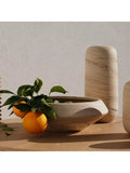 West Elm ceramic bowl marble effect 34cm (British brand)
