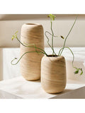 West Elm small marbled ceramic vase H18cm - British product
