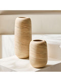 West Elm small marbled ceramic vase H18cm - British product
