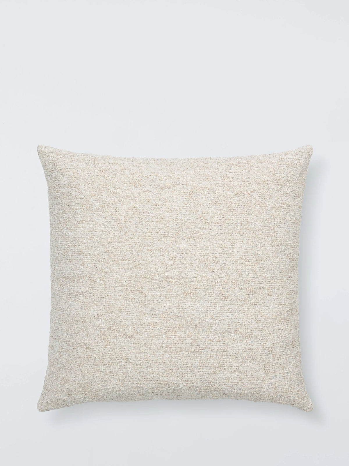 John Lewis boucle cushion natural 50cm, imported from the UK