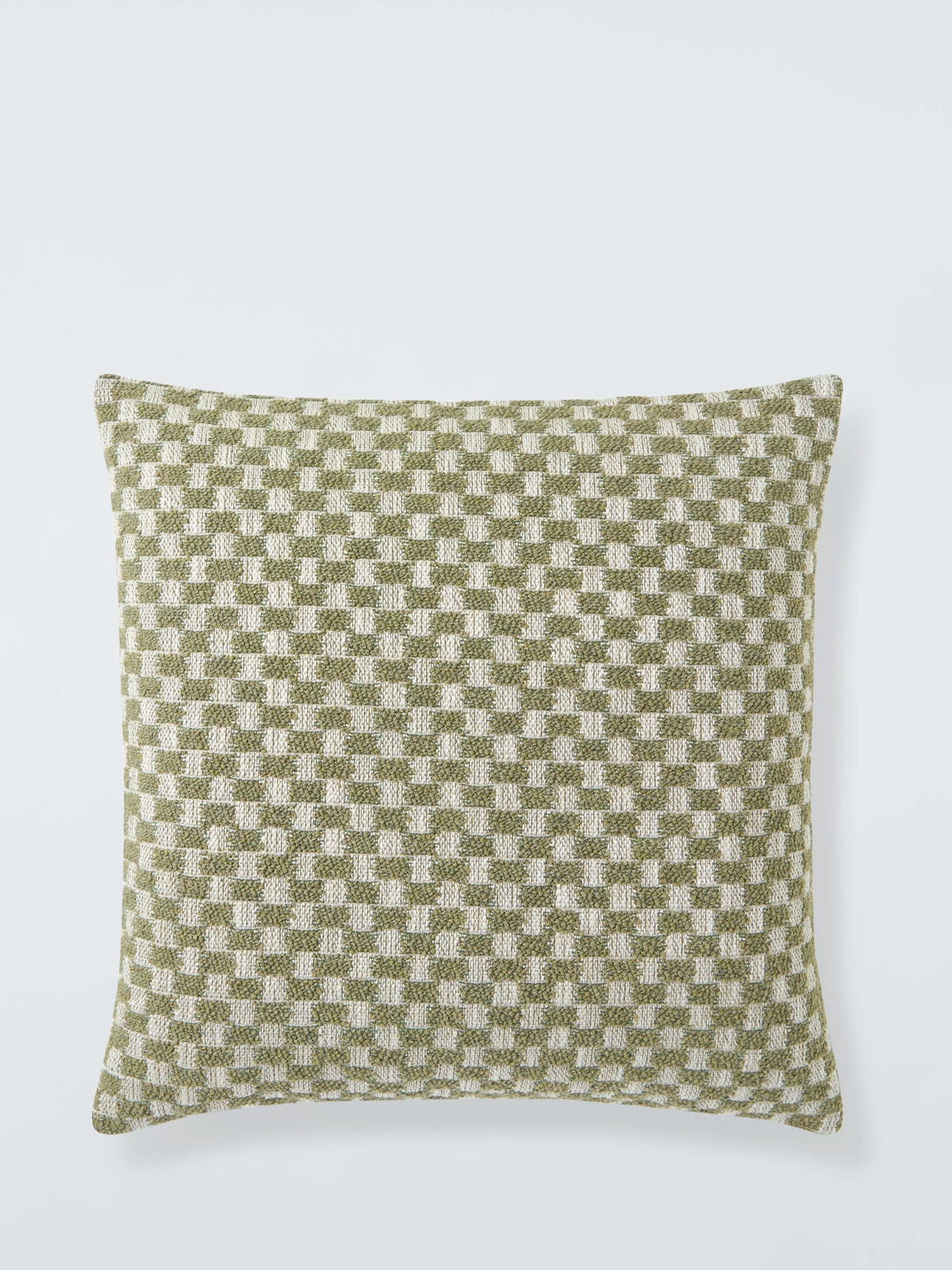 John Lewis woven check cushion 50x50cm - British product