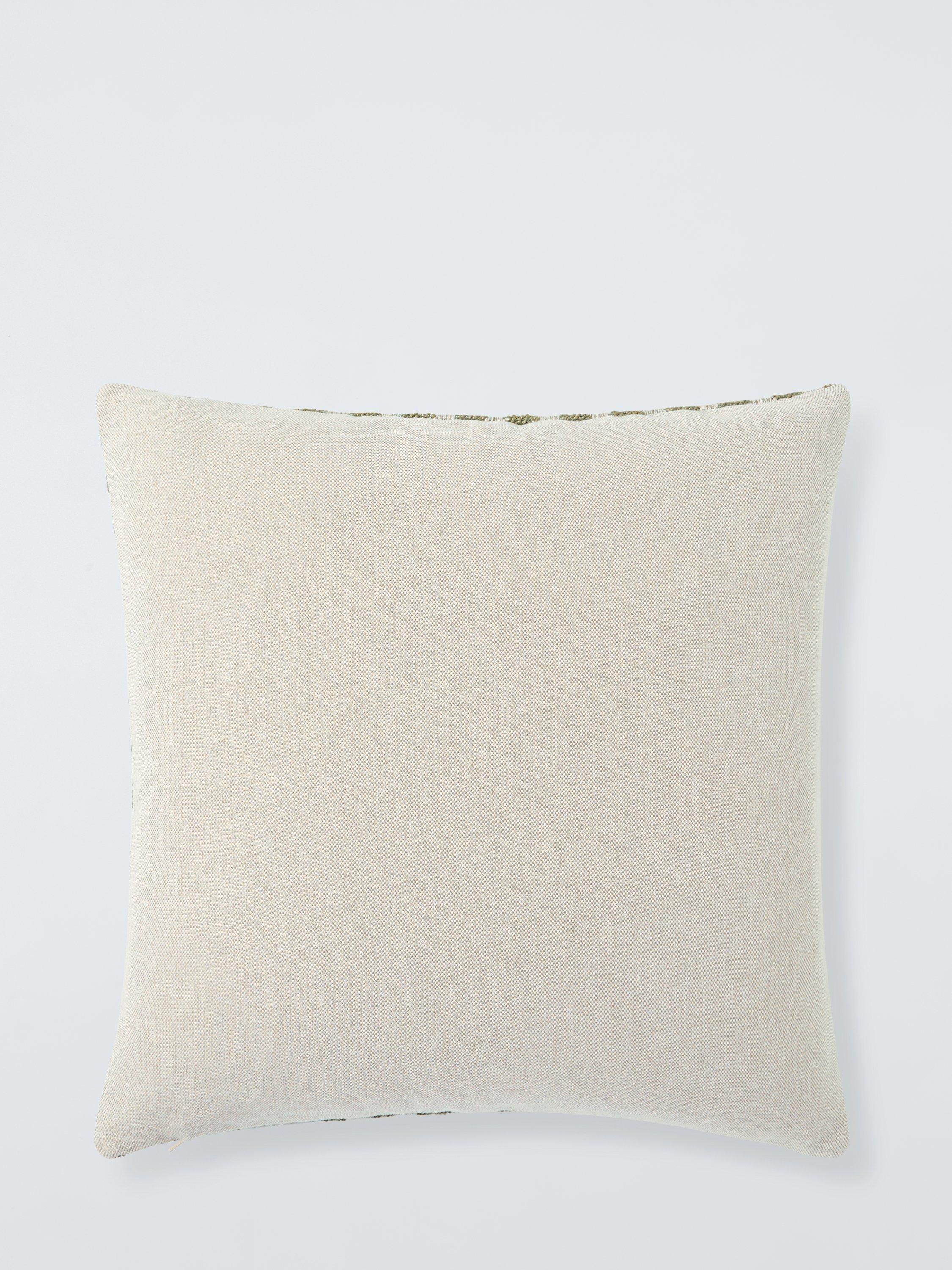 John Lewis woven check cushion 50x50cm - British product