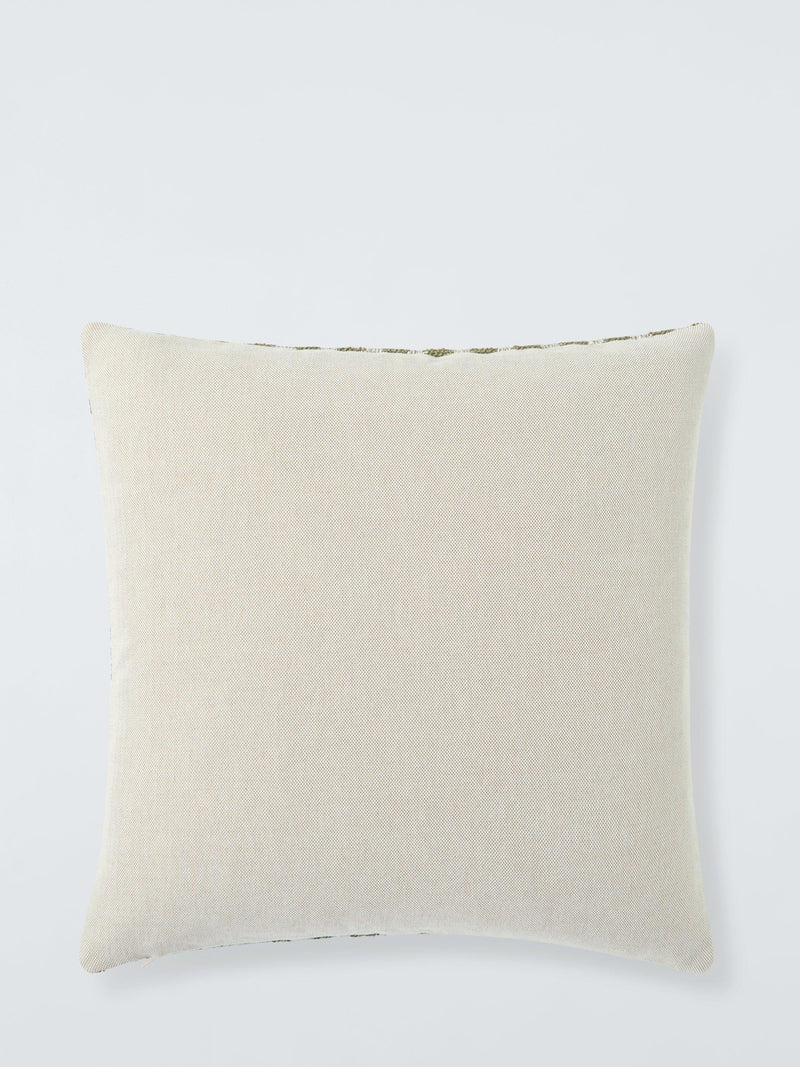 John Lewis woven check cushion 50x50cm - British product