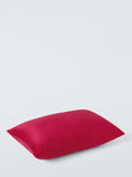 John Lewis polyester velvet cushion fuchsia 35x55cm - British product