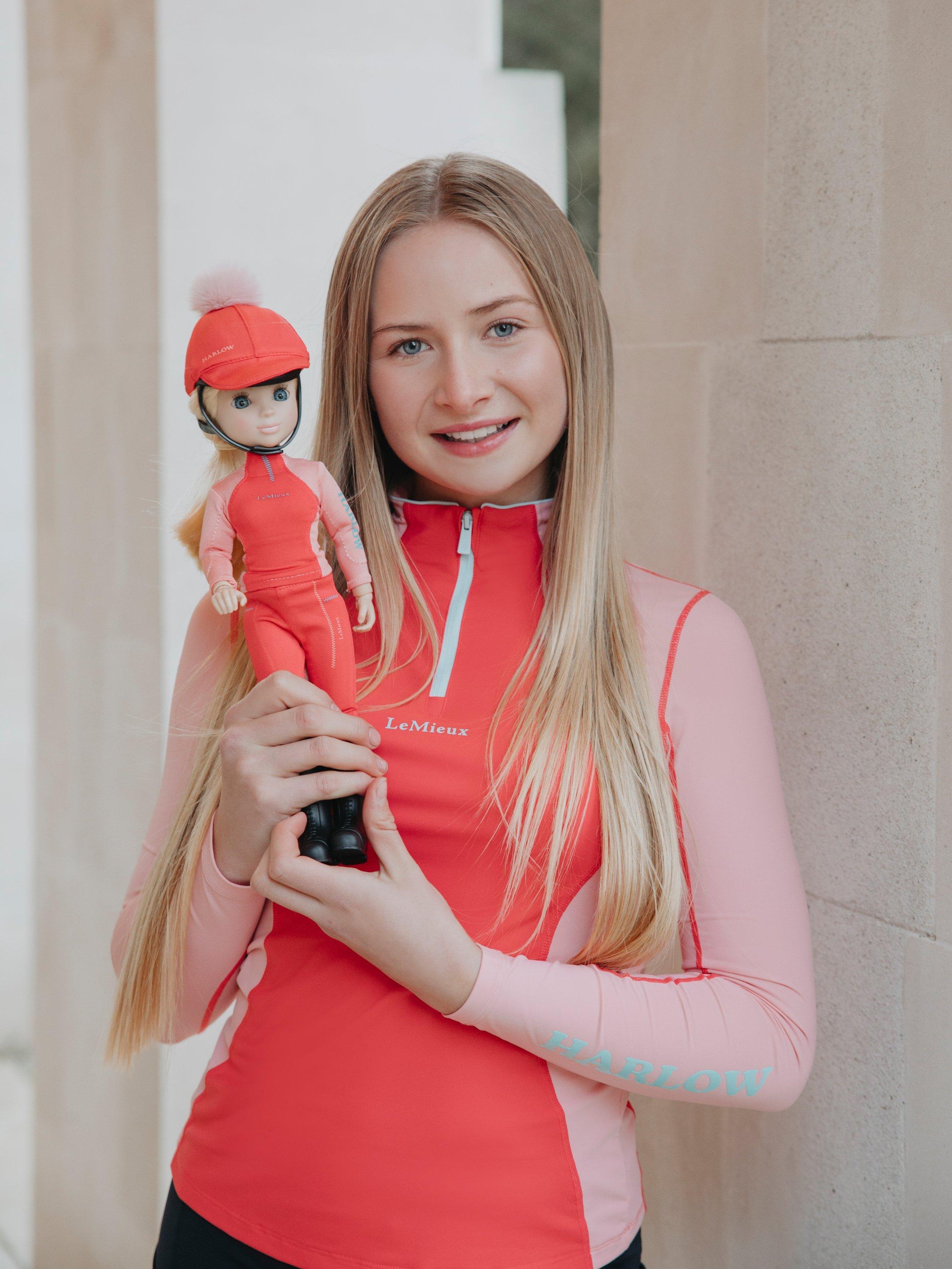 LeMieux Harlow Luna White Toy Rider Doll (British brand)