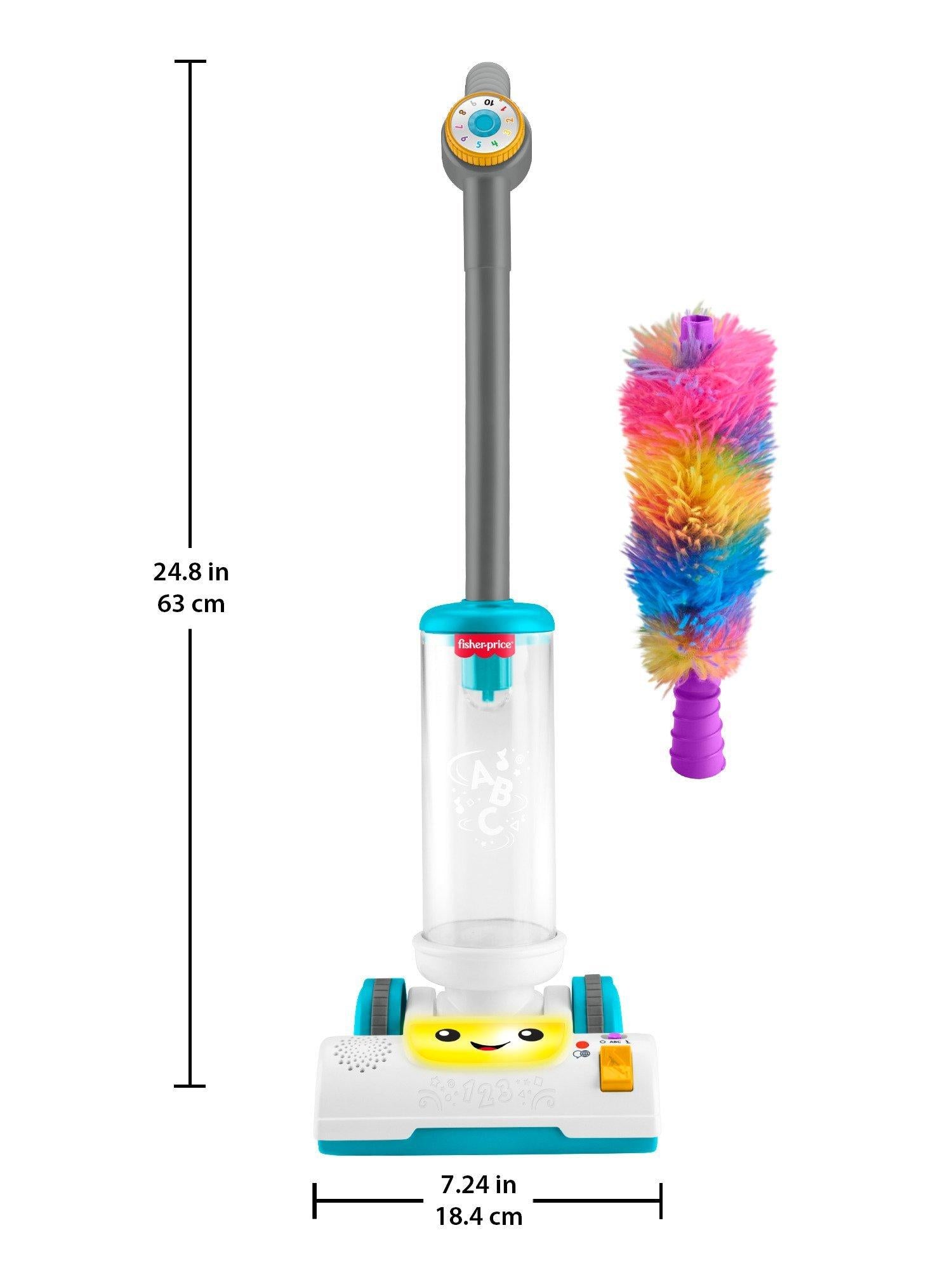 Fisher-Price Laugh & Learn 2-in-1 Vacuum electronic toy, imported from the UK