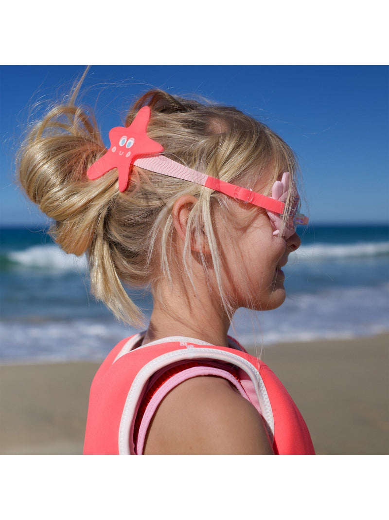 Sunnylife kids swimming goggles neon strawberry, UK version