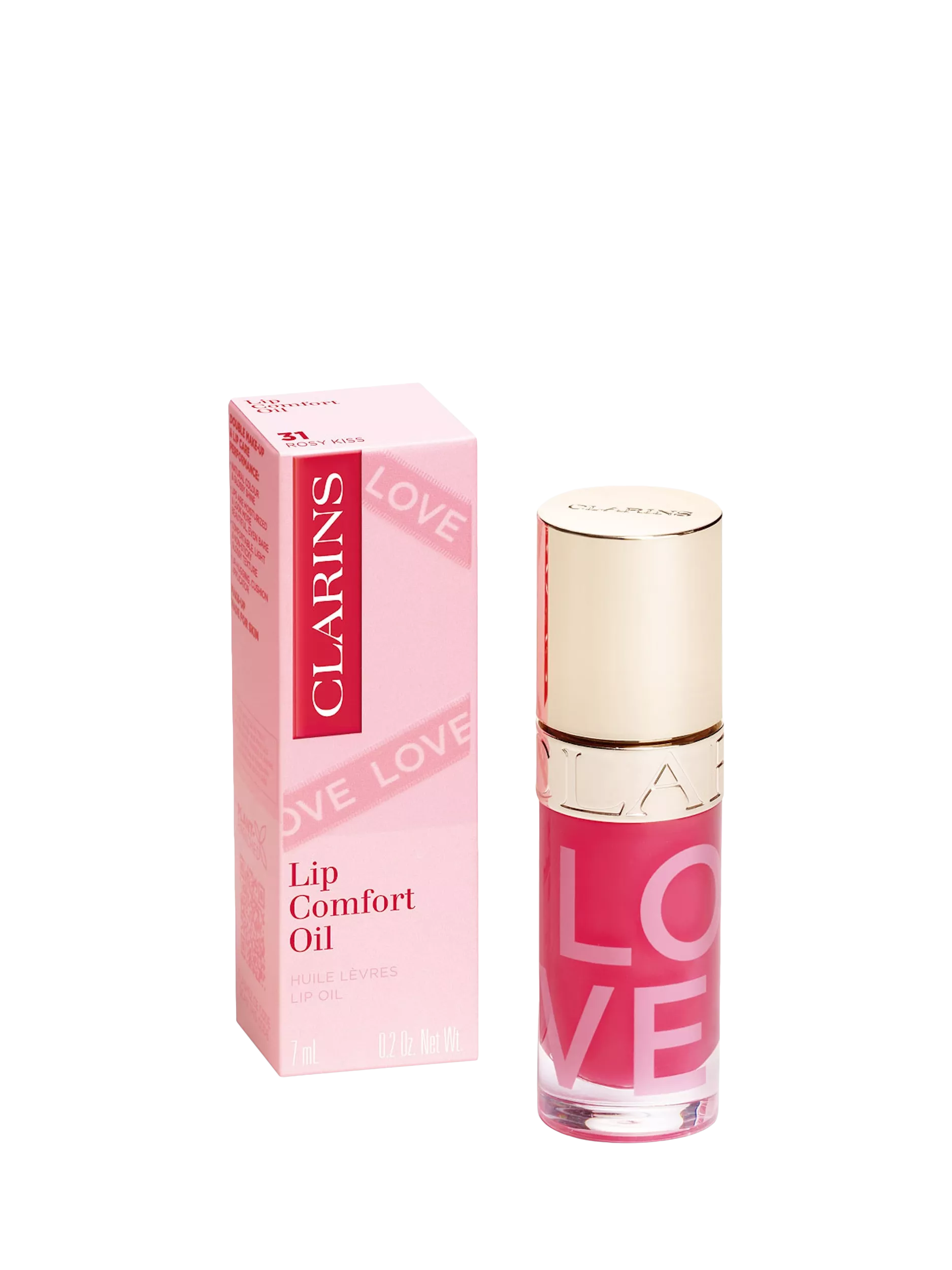 Clarins limited edition Love Lip Comfort Oil 7ml (British brand)