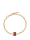 Daisy London garnet birthstone bracelet (British brand)