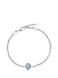 Daisy London Birthstone Bracelet March Aquamarine