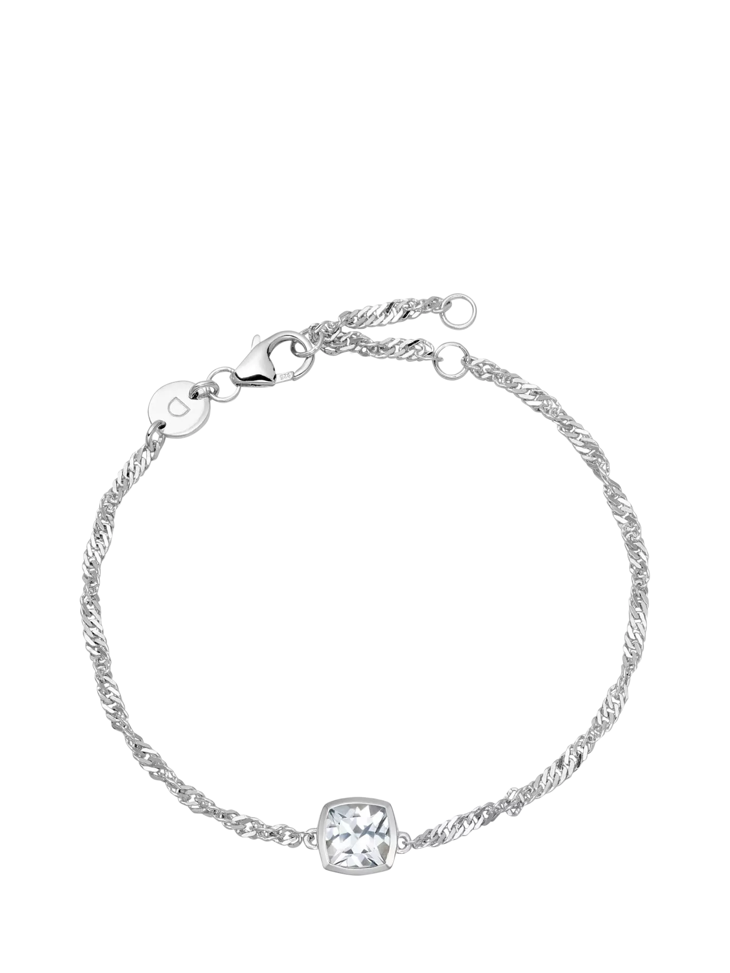 Daisy London Birthstone Bracelet June Moonstone