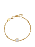 Daisy London White Topaz birthstone bracelet, imported from the UK