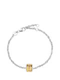 Daisy London Birthstone Bracelet November/Citrine Gold Plated