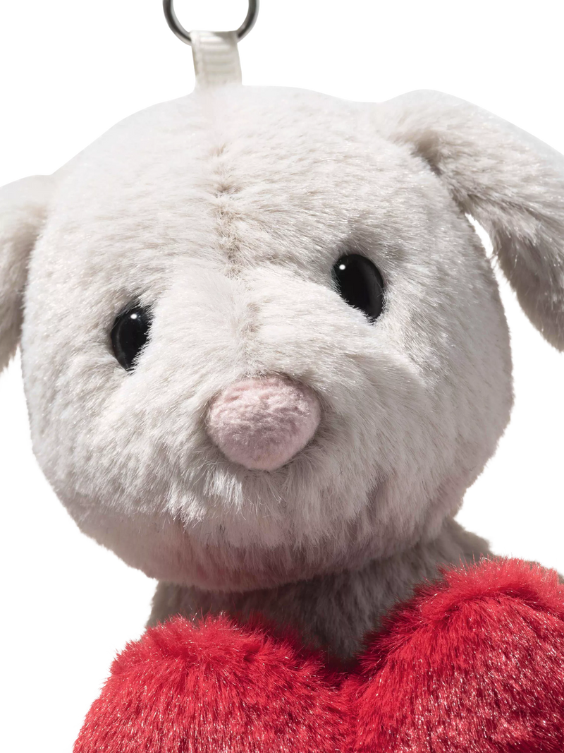 Steiff Hoppie plush rabbit love pendant 15cm, UK version