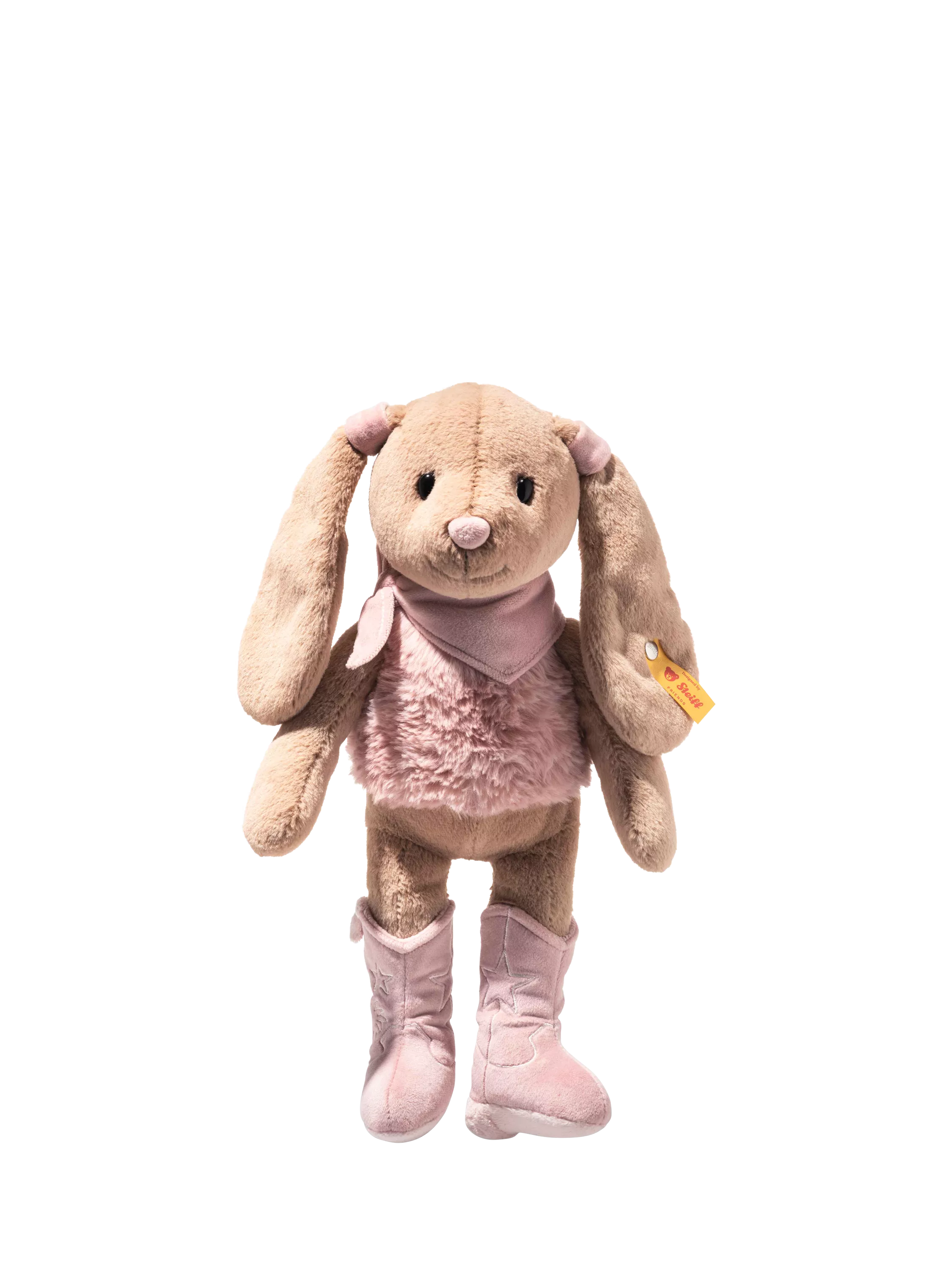 Steiff Cowgirl Hoppie Rabbit soft toy, UK version