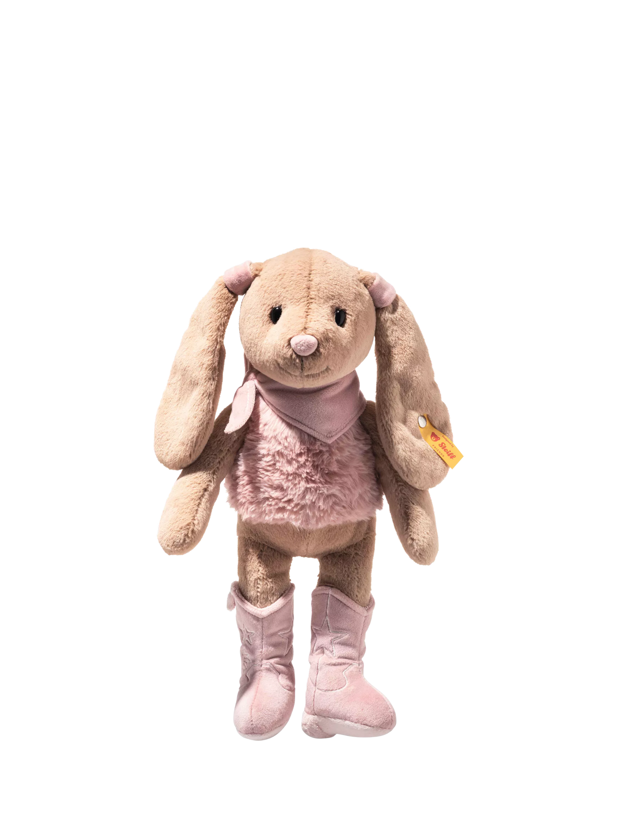 Steiff Cowgirl Hoppie Rabbit soft toy, UK version
