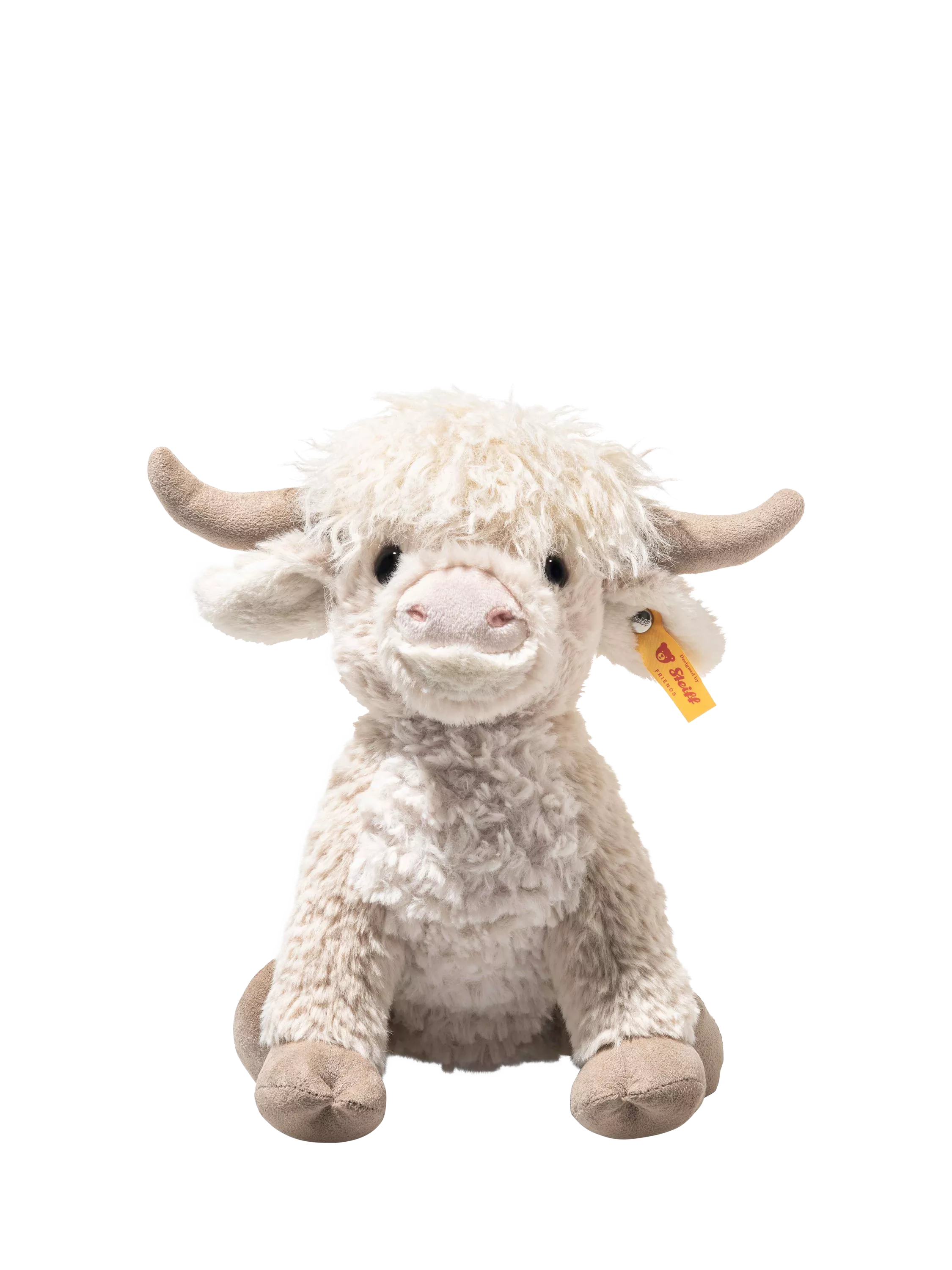 Steiff Highland cow soft toy 24cm (British brand)