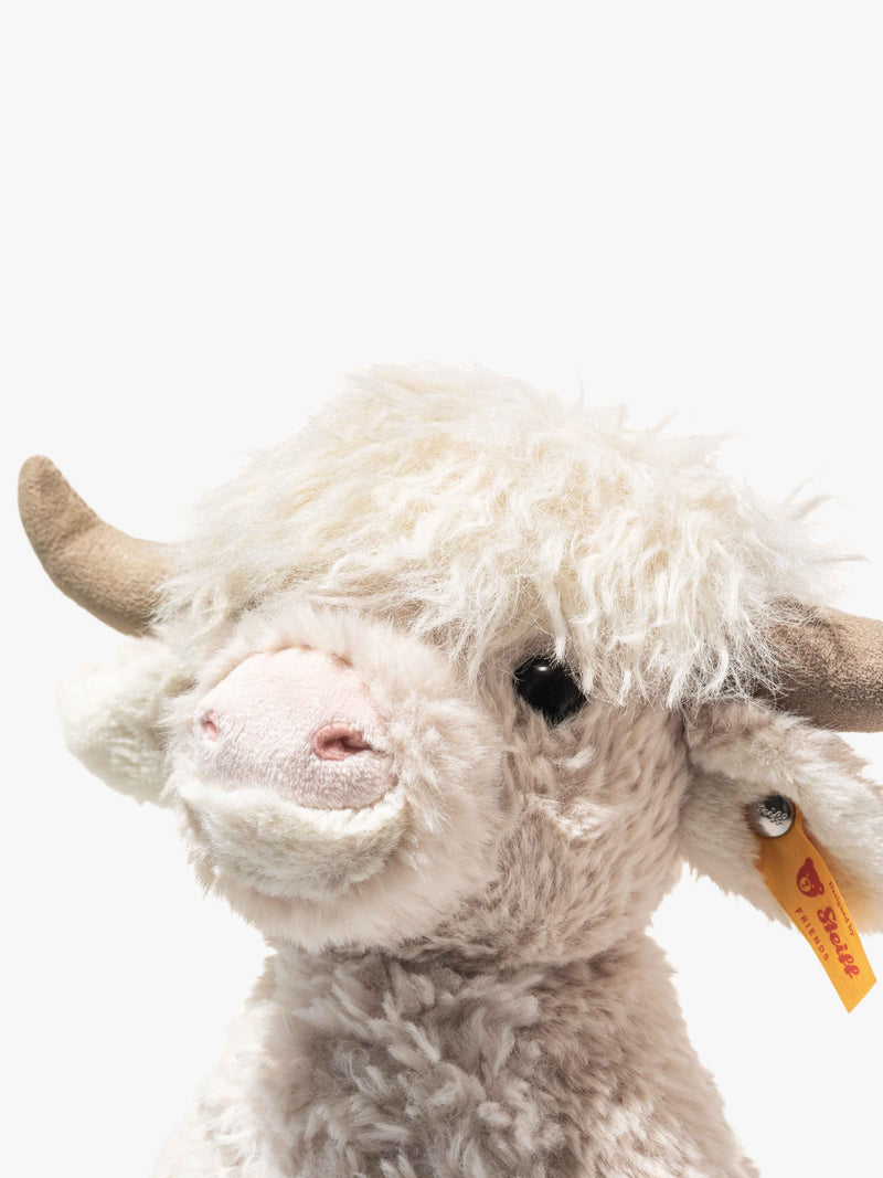 Steiff Highland cow soft toy 24cm (British brand)