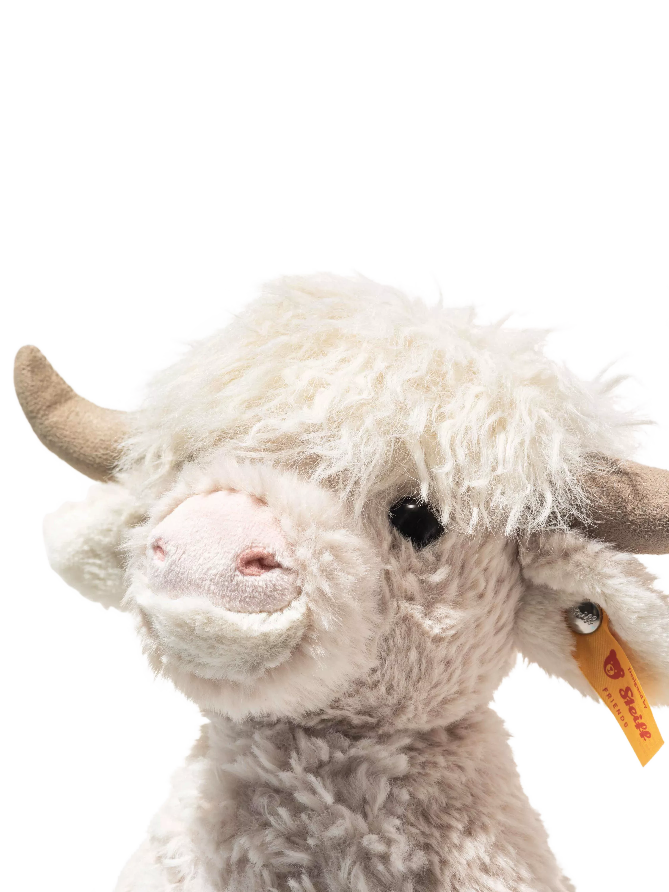 Steiff Highland cow soft toy 24cm (British brand)