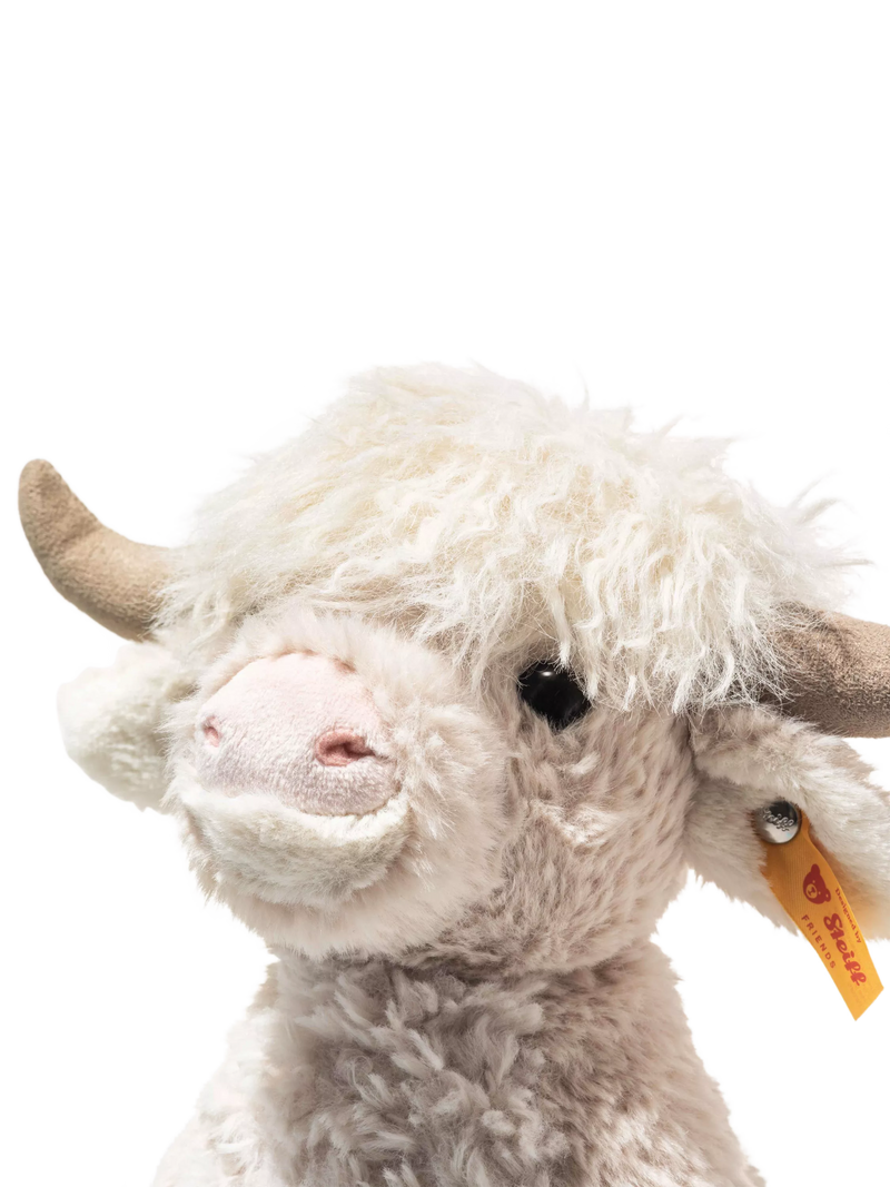 Steiff Highland cow soft toy 24cm (British brand)