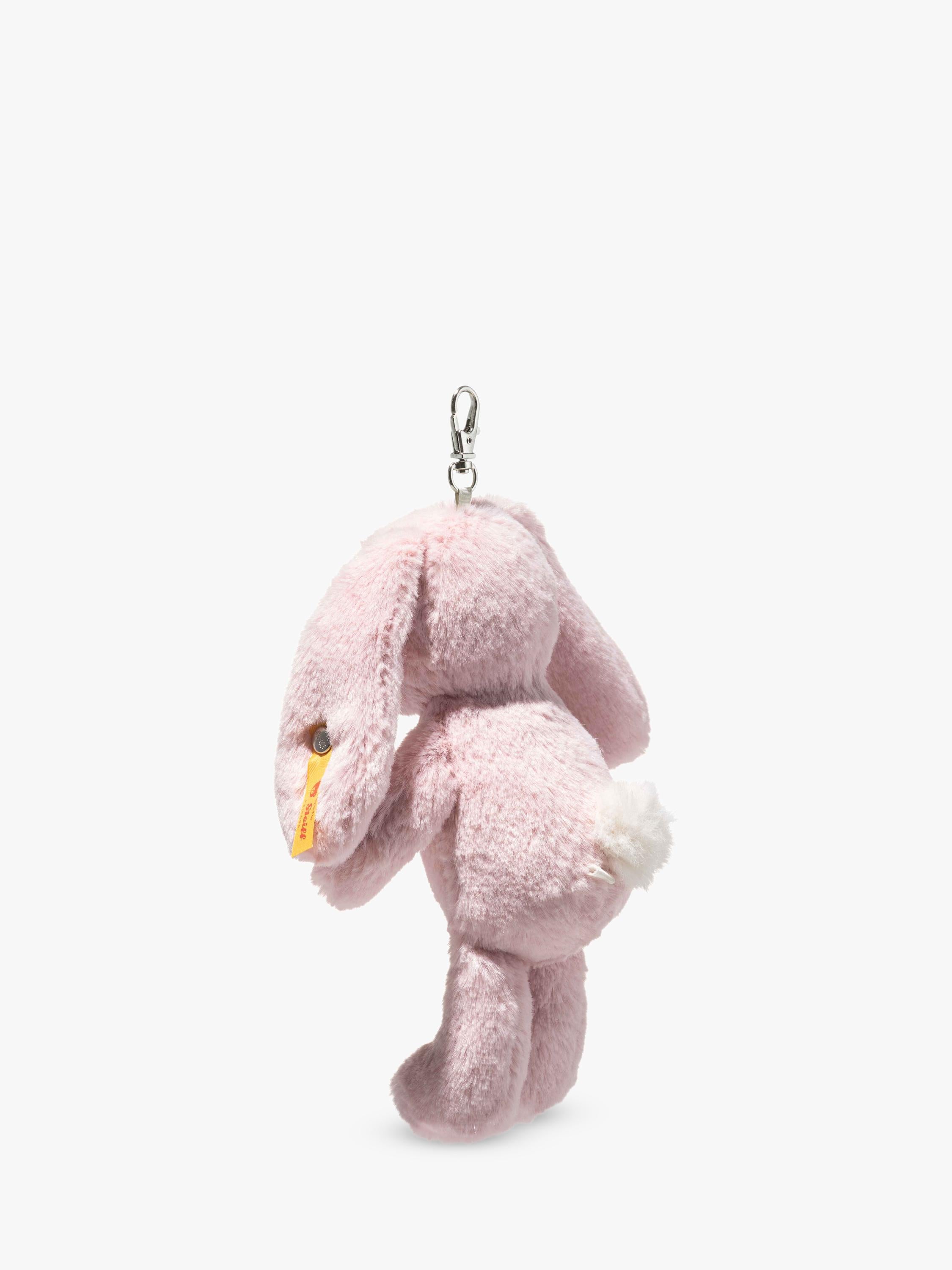 Steiff plush rabbit key ring 16 cm, UK version