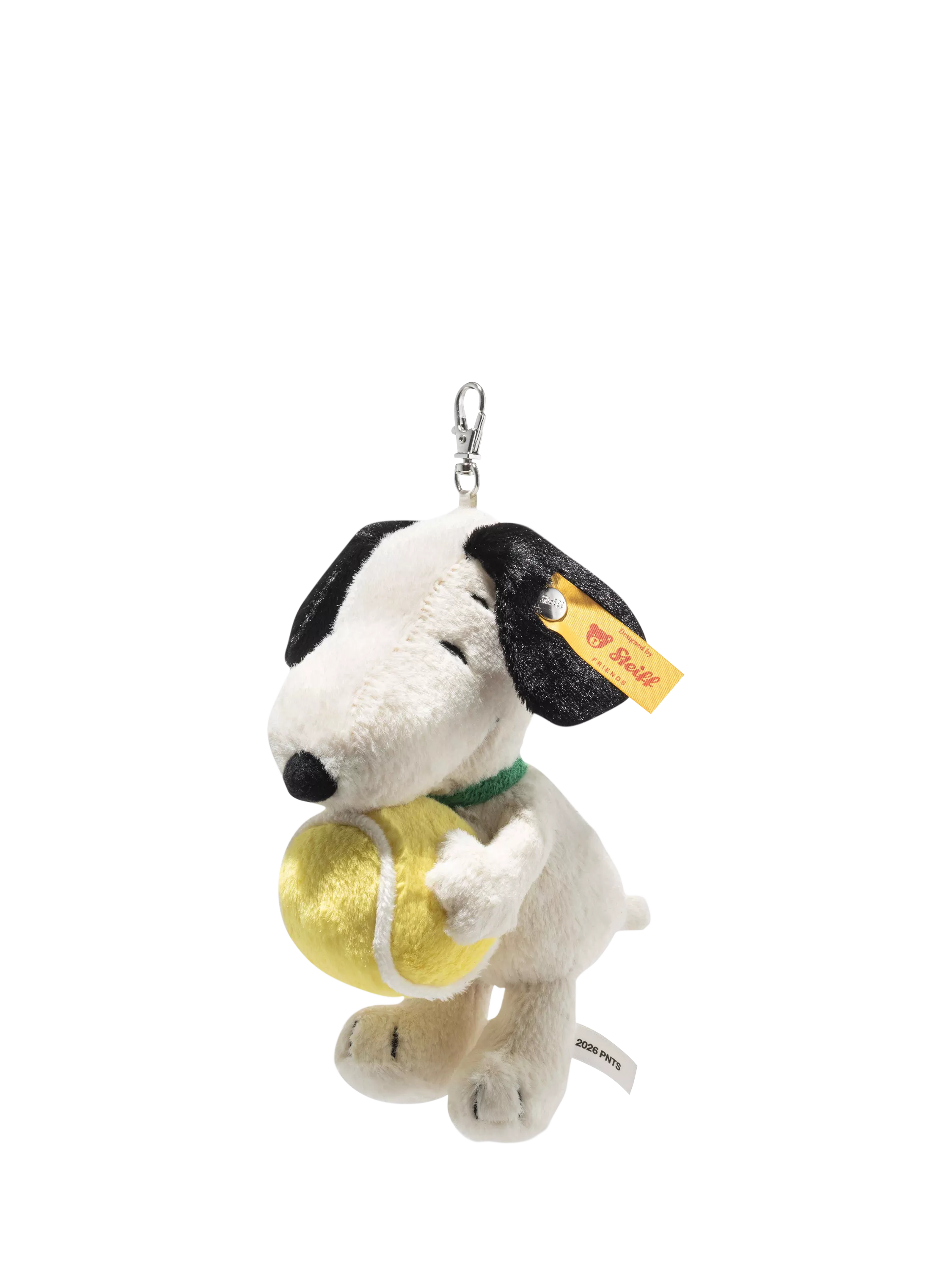 Steiff soft toy keyring tennis Snoopy 15cm (British brand)