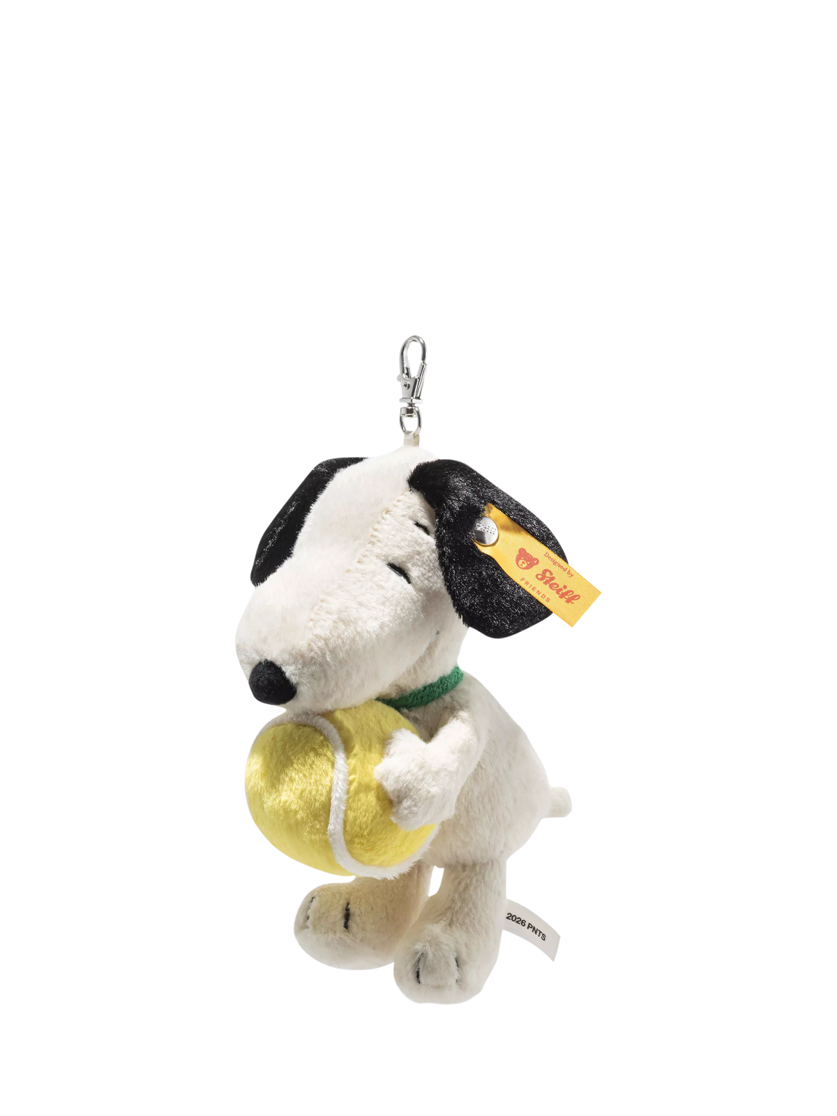 Steiff soft toy keyring tennis Snoopy 15cm (British brand)