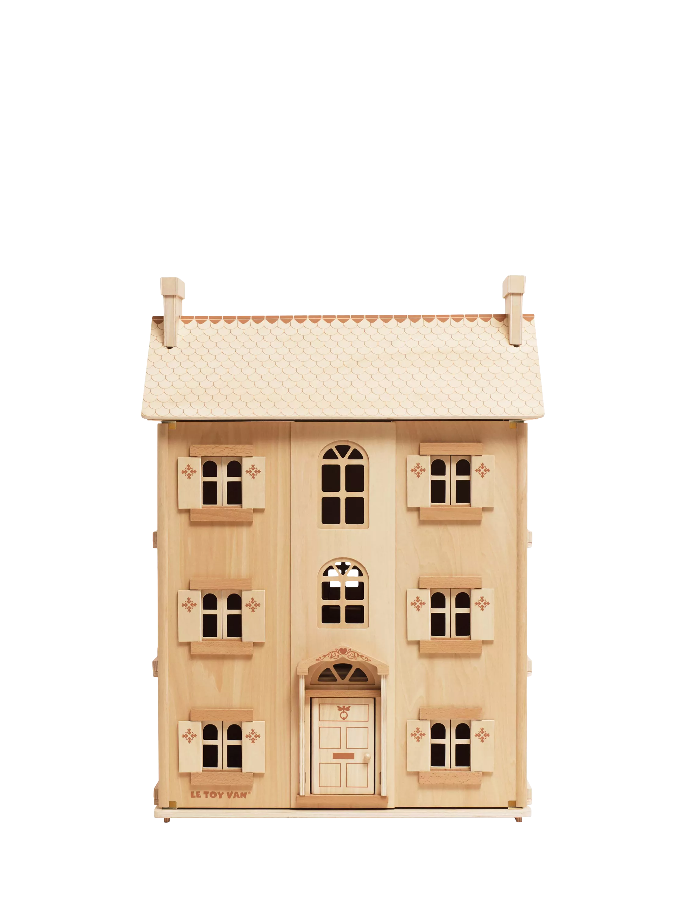 Le Toy Van natural wood grand dollhouse, FSC certified, UK version