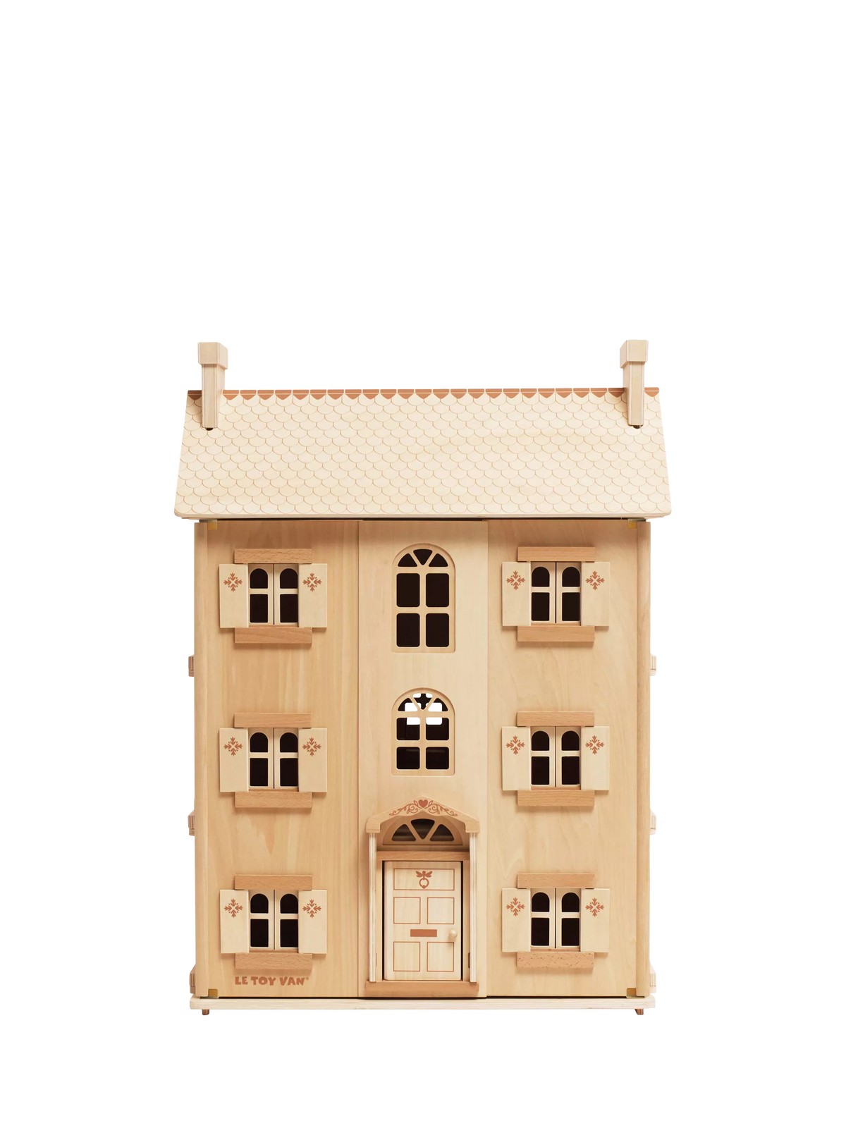 Le Toy Van natural wood grand dollhouse, FSC certified, UK version