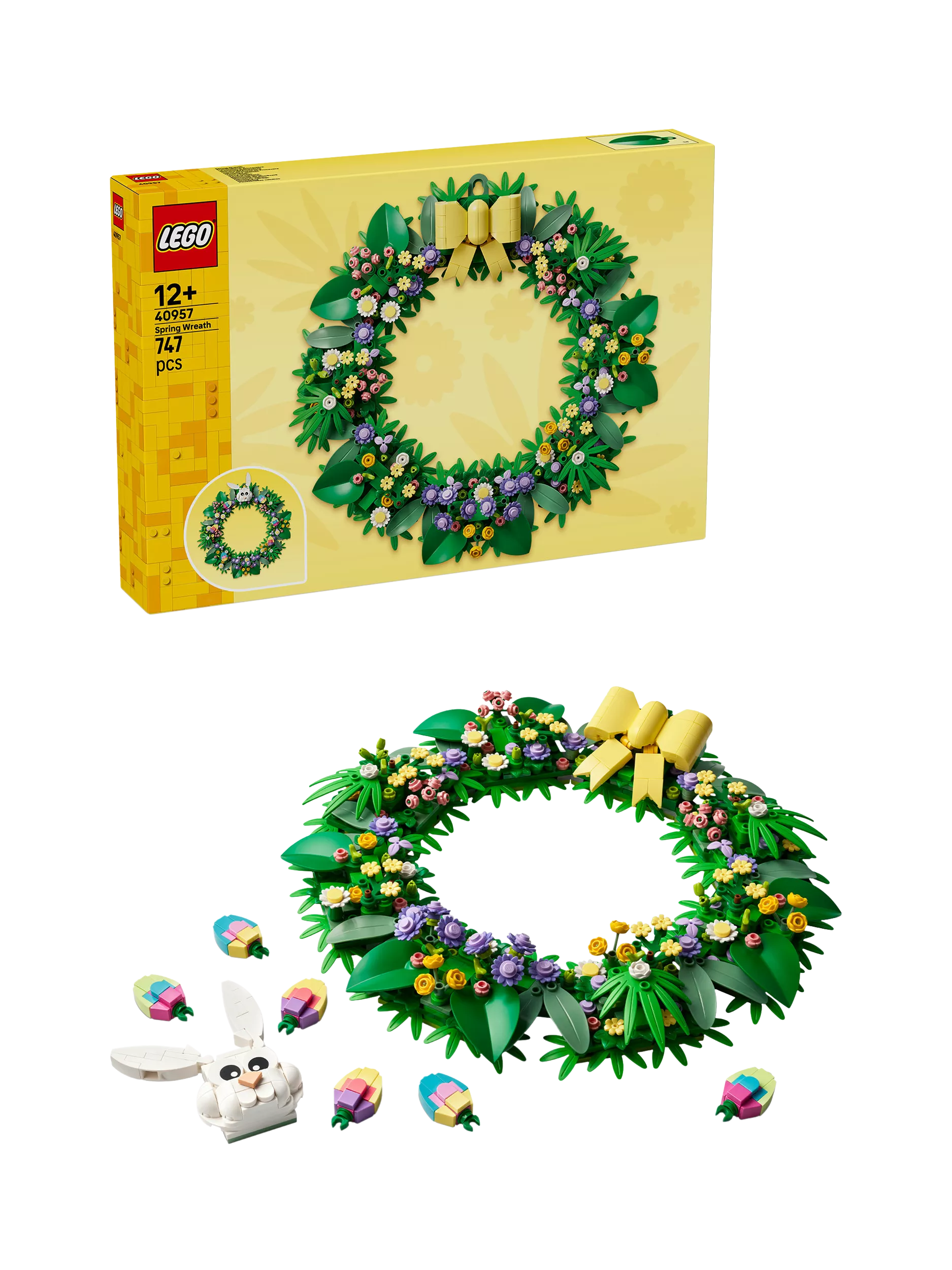 LEGO Botanicals Spring Wreath set 747 pieces (British brand)