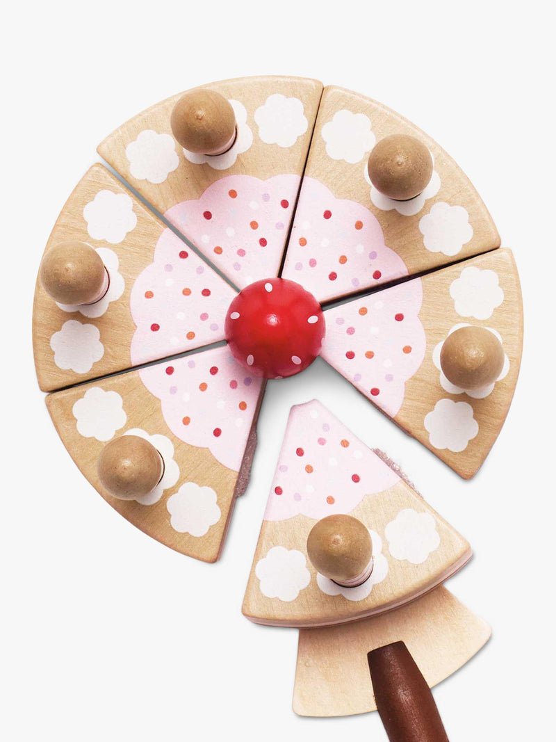 Le Toy Van wooden birthday cake toy (British brand)