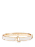 Lauren Ralph Lauren monogram bangle gold/white, UK version