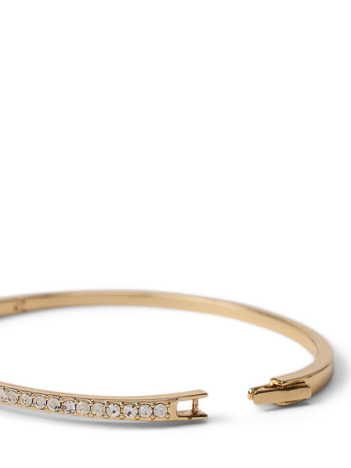 Lauren Ralph Lauren pavé crystal bangle gold (British brand)