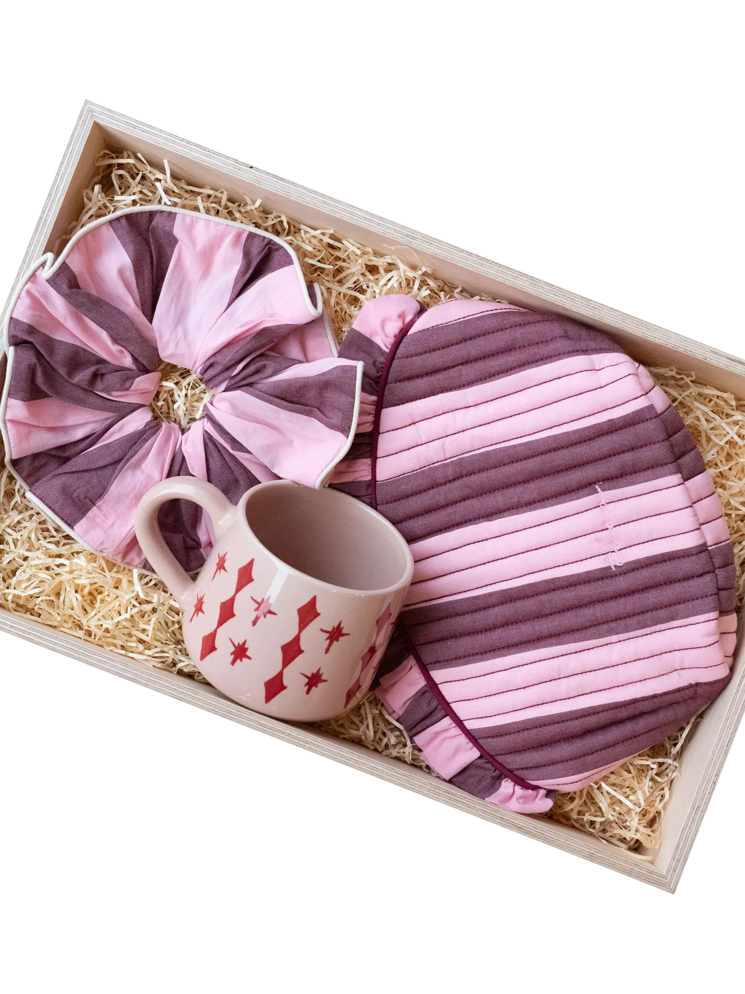 TBCo Getting Ready gift set wash bag scrunchie mug imported from UK