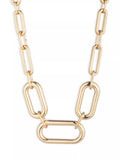 Ralph Lauren gold link collar necklace - British product