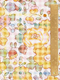 Liberty Tana Lawn Betsy Check fabric yellow, imported from the UK