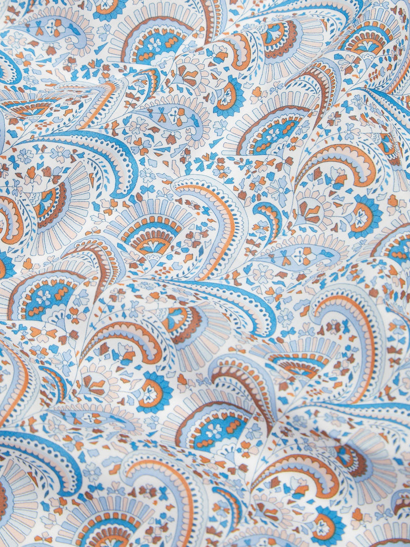 Liberty Fabrics Jasvinder paisley fabric multi colour (British brand)