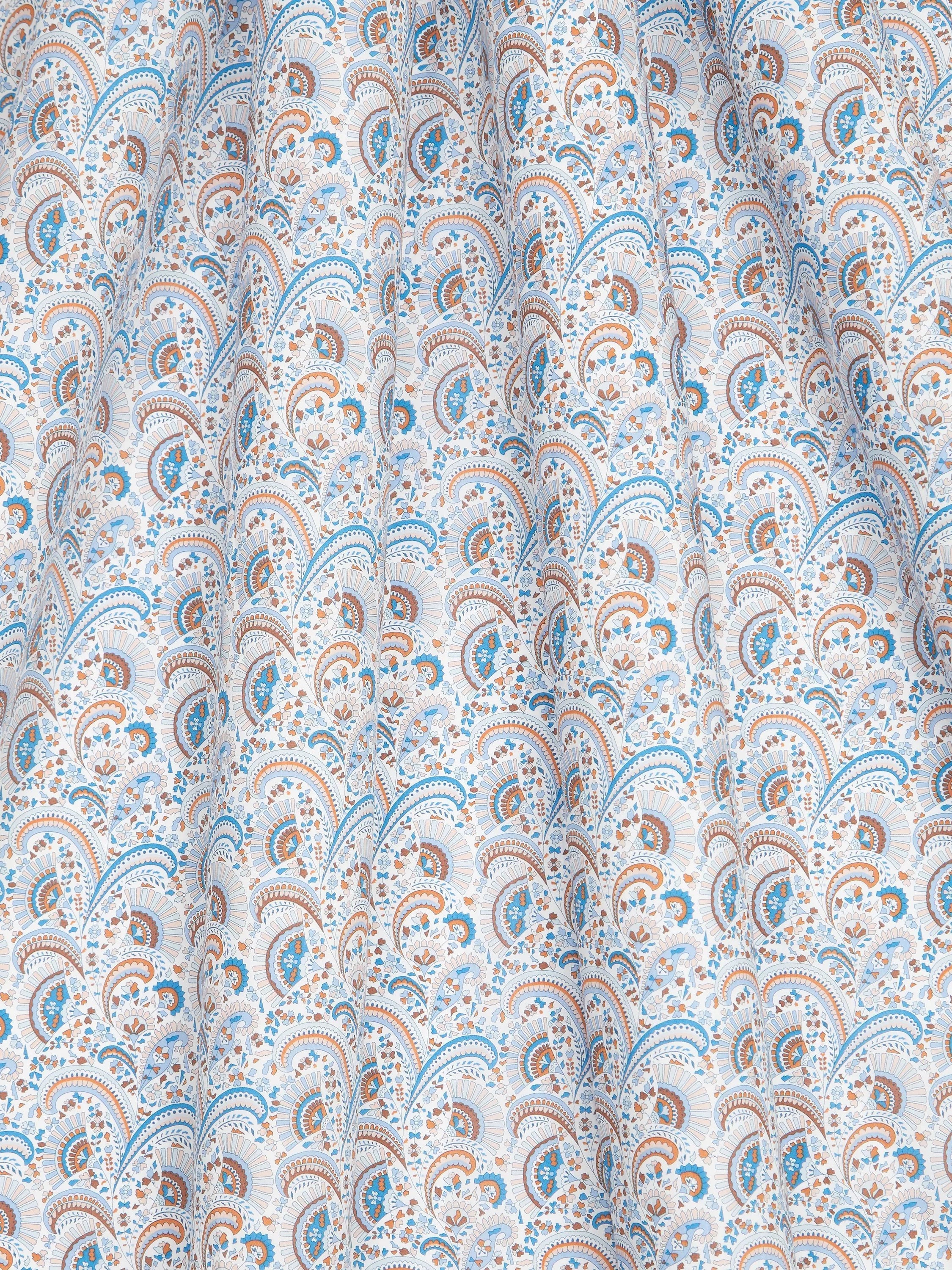 Liberty Fabrics Jasvinder paisley fabric multi colour (British brand)