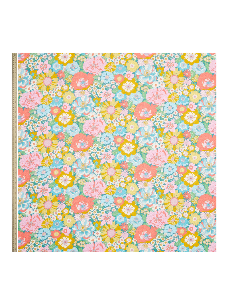 Liberty Fabrics Tana Lawn Summers in the Sun floral fabric (British brand)