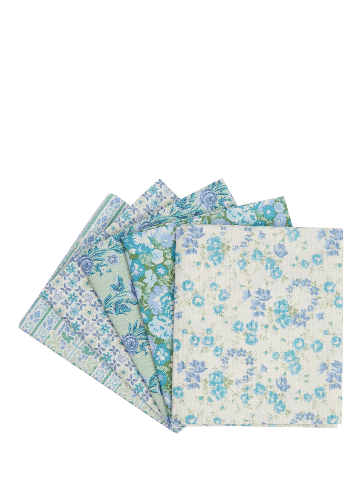 Liberty Fabrics Palace Gardens fat quarter blue green - British product