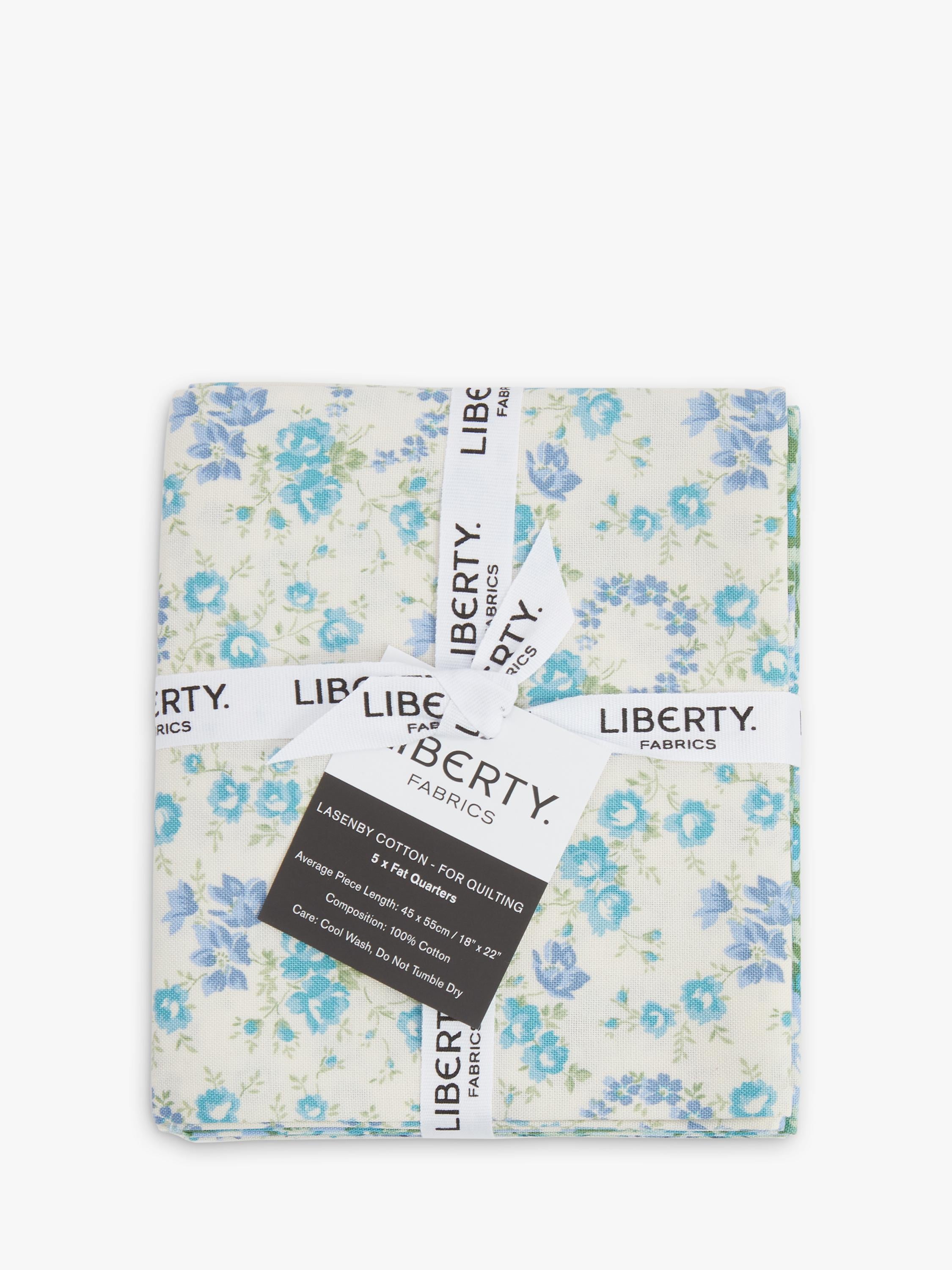 Liberty Fabrics Palace Gardens fat quarter blue green - British product