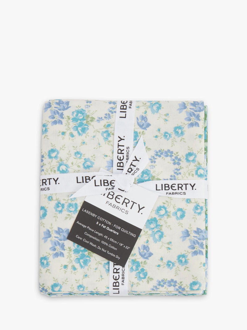 Liberty Fabrics Palace Gardens fat quarter blue green - British product